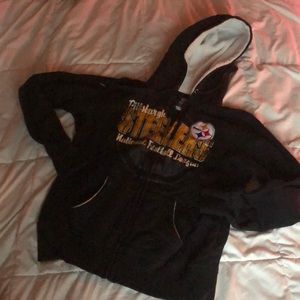 NFL Steelers zip up jacket women’s